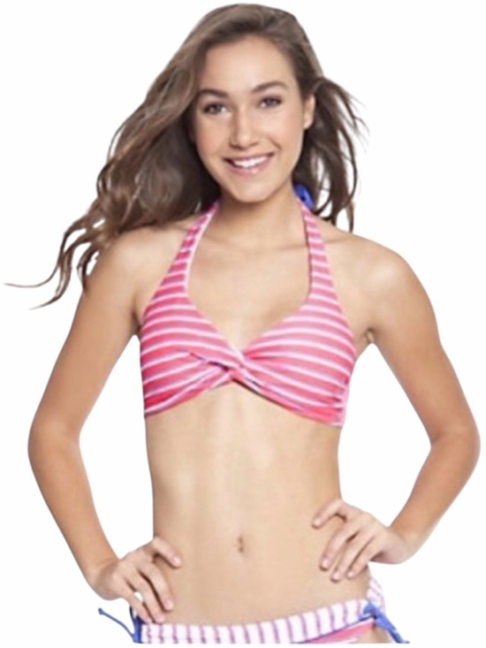 SO Other - Trifecta Striped Halter Bikini - XS